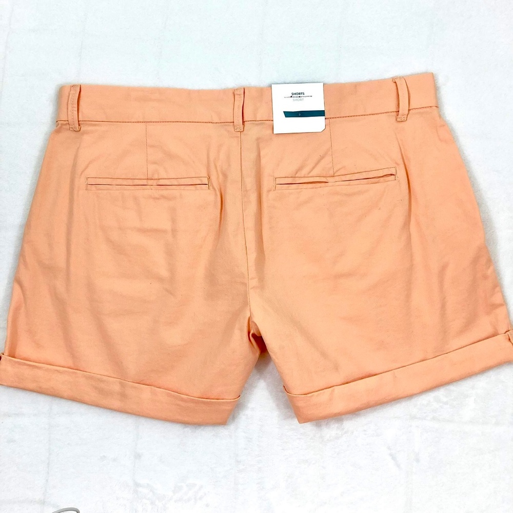 NWT Old Navy Peach Pleated Shorts - Picture 4 of 6